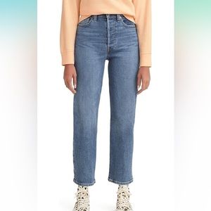 Levi Ribcage Straight Ankle Jeans